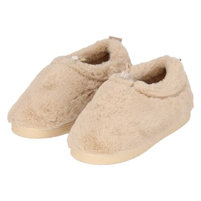 Apollo - Sloffen dames- Beige - Mules - Maat 37/38 - Sloffen - Pantoffels - Pantoffels dames- Pantoffels dames maat 37