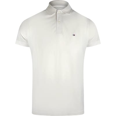 Tommy Hilfiger Verweerd Wit Poloshirt