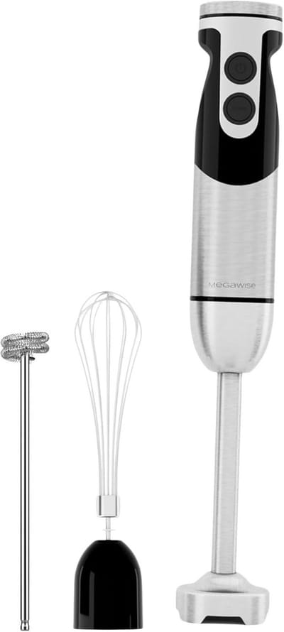 Krachtige Staafmixer Set Zwart 3-in-1 Keukenapparaat