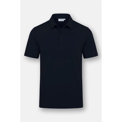 Vercate - Heren Polo Korte Mouw - Strijkvrij Poloshirt - Navy / Donkerblauw - Slim Fit - Excellent Katoen - Maat: S