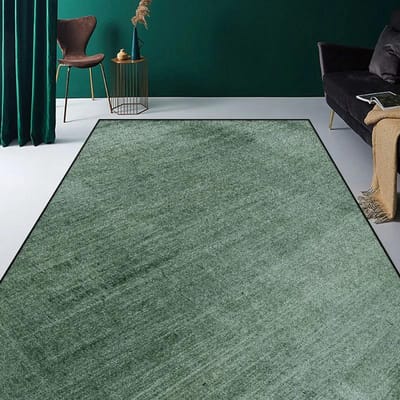 Moderne Licht Luxe Tapijten voor Woonkamer Groot Oppervlak Groen Tapijt Hal Bank Slaapkamer Vloermat Kamer Deuropening Bedzijde Zacht Kleed 100*200cm