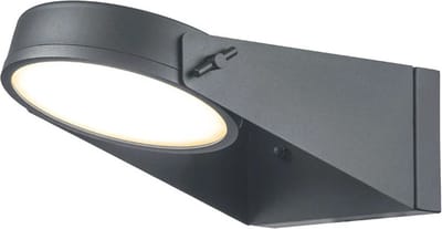 Elstead Lighting LED Wand Buitenlamp Zola | 16.5W 3000K 1500Lm 830 | IP44 | Grey