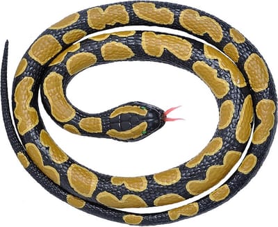 Wild Republic Koningspython slang - Rubberen Slang - 117 cm - Halloween enge dieren
