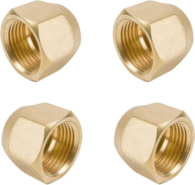 Split Krimpmoer voor Airconditioning Fittingen - Messing, 3/8 Inch - Set van 4