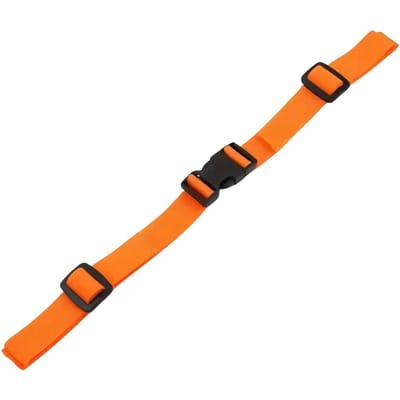Sangle de poitrine antidérapante spécifique pour le camping en extérieur, sangle d'épaule réglable, accessoires de sac à dos stables et sans secousses orange