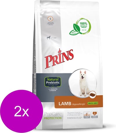 Prins Procare Protection Hypoallegenic Lam - Hondenvoer - 2 x 15 kg