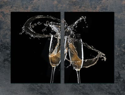 TMK ArtDeko - Snijplank - Glas - 35x52 cm - Veelkleurig