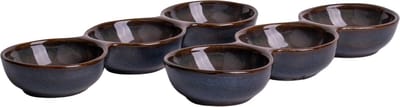 Borrelschaaltjes set van 2 - Vila Nova - blauw met roze - Portugees stoneware