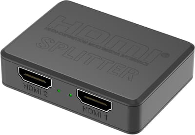 HDMI Splitter 1 ingang 2 uitgangen 4K UHD 1080P 30Hz 3D