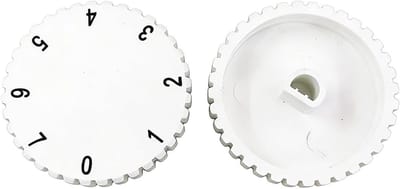 Koelkast Thermostaatknoppen - Vervangende Knoppen - Temperatuur Regeling - Universele Pasvorm - 2 Stuks - Wit