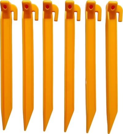 Redcliffs Outdoor Gear Tentharingen - Tentaccessoires - 6 Stuks - 22cm - Kunststof