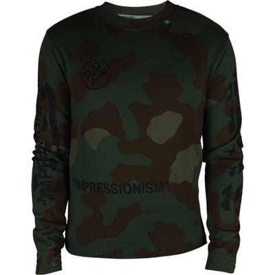 Off-White sweatshirt Groen