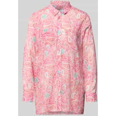 regular fit blouse in all-over look