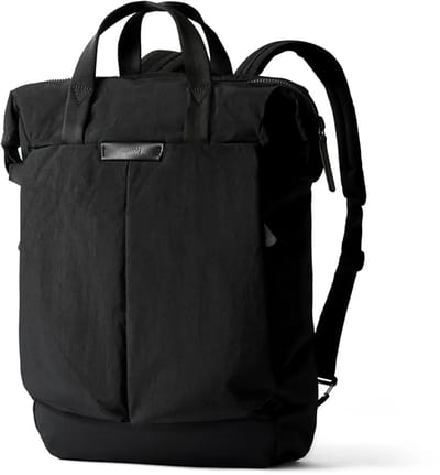 Bellroy Tokyo TotePack Compact – Geschikt voor 13 Laptop – Met Wegstopte Schouderbanden en Pop Pockets – Waterbestendige Stof - Zwart