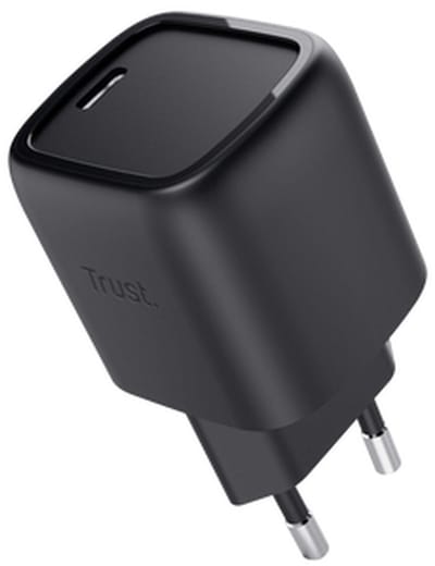 Trust Maxo 30W USB‑C GaN Charger – Compacte Snellader - Met USB‑C‑poort - voor Smartphone, Laptop & Tablet - Zwart