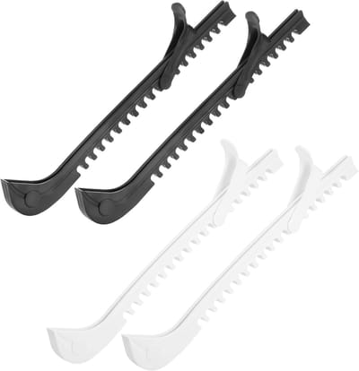 2 Pairs Verstelbare Antislip Schaatsbeschermers voor Kinderen en Volwassenen, Universele Bescherming voor IJs Schaatsen