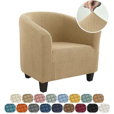 Polar Fleece Fauteuilhoes Stretch Kuipstoel Hoezen Woonkamer Elastische All-inclusive Enkele Bank Beschermhoes Woondecoratie 1pcs