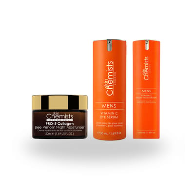 skinChemists Vakantiepakket voor mannen ter bescherming en versteviging tegen veroudering