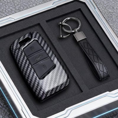 Pour Vw Volkswagen Magotan Passat B8 Skoda Superb Kodiaq A7 Étui de Clé de Voiture à Distance Porte-Clés Accessoires black