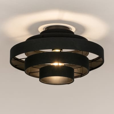 Lumidora Plafondlamp 31821 - Plafonniere - JULIA - E27 - Zwart - Metaal - ⌀ 50 cm