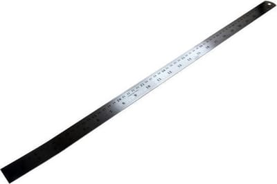 Liniaal roestvrij staal (RVS) 60 cm lang