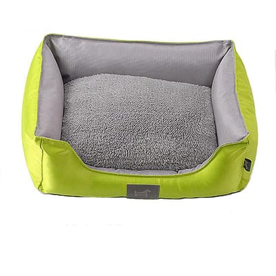 Tapis Nid Amovible Double Usage en Tissu Oxford pour Petits Chiens Teddy Lit pour Chien Optionnel S
