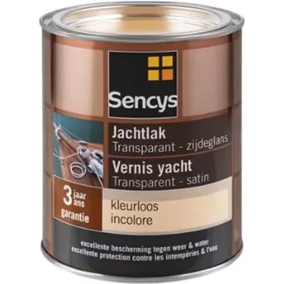 Sencys Jachtvernis Kleurloos Zijdeglans 750ml