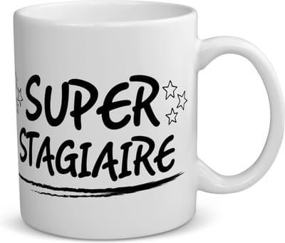 Akyol - super stagiare koffiemok - theemok - Stagiair - stagiaire - werk - afscheidscadeau - verjaardagscadeau - kado - 350 ML inhoud