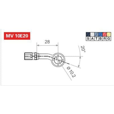 Remslangeinde TRW MV10E20A