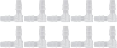 Dailygoods- Kunststof Buis Elleboog 90 Graden - 10 Stuks - Pijp Aansluiting - Adapter - Gelijke Vorm - Hoogwaardige Kwaliteit - Pijpbocht