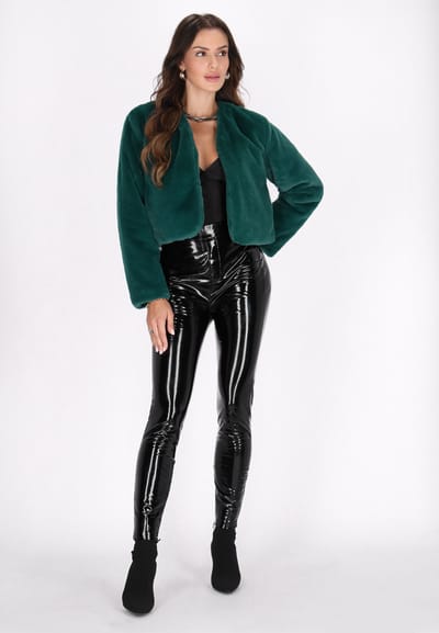 Faina Jas Dames donkergroen