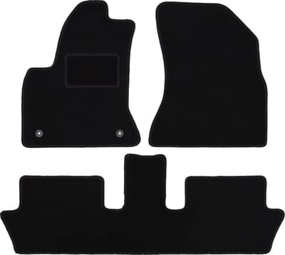 Zwarte veloursmatten voor: Citroen C4 Picasso I minivan (2006-2013)
