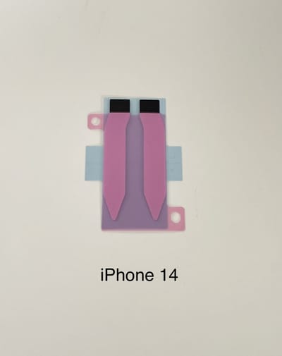 iPhone 14 batterij sticker / Adhesive - Originele Pasvorm.