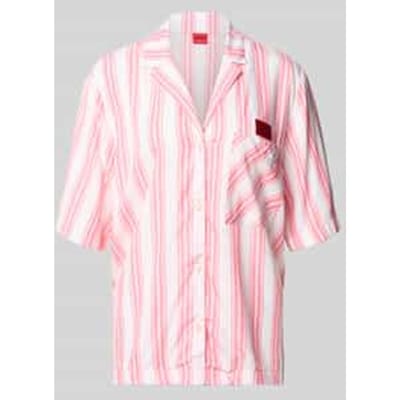 Pyjama van pure viscose met logopatch model 'TRUE SL'