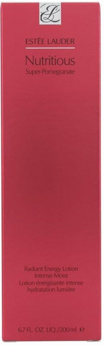 Estee Lauder, Nutritious - Super-Granaatappel Stralende Energie, Essentiële Vitaminen & Mineralen, Hydraterend, Ochtend & Avond, Lotion, Voor Gezicht, 200 ml