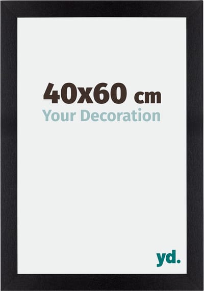 Your Decoration - Fotolijst 40x60 cm - MDF - Zwart Mat - Mura