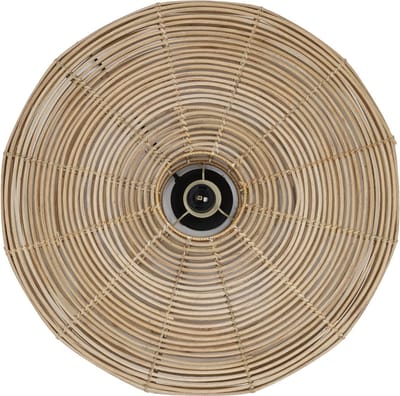 Light & Living Wandlamp Mataka – Ø 60 cm – Gevlochten Rotan In Naturel/Bruin – Moderne Ronde Wandlamp Voor Sfeervol Lichteffect – Exclusief Lichtbron – E27 Fitting