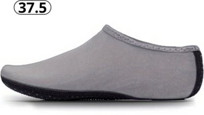 Bovista Waterschoenen Voor Kinderen & Volwassenen - Aqua Shoes - Aquaschoenen - Afzwemschoenen - Zwemles Schoenen - Grijs - Maat 37.5