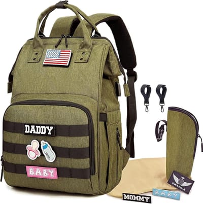 Unisex Luierzakken - Baby Luiertas - Baby Verzorging - Grote Capaciteit - 42 x 27 x 17 cm - Multicolor