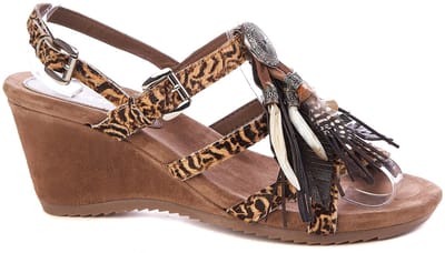 Lazamani sandalen natuurlijk leer - 38