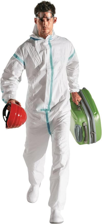 SIR SAFETY VIRUS 8700 Wegwerp Overall HEREN Overall Werkkleding Wit - Antistatisch - Waterafstotend - Winddicht
