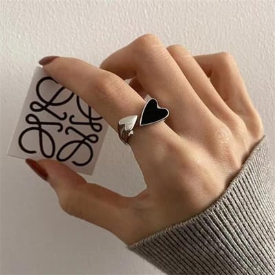Nieuwe modetrend Uniek ontwerp Lichte luxe Prachtige elegante Zirkonstar Maanring Dames Hoge sieraden Feestcadeau Groothandel brown