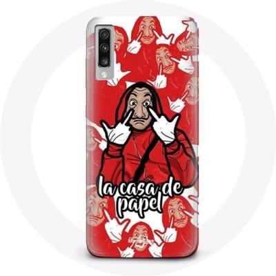 Coque pour Samsung Galaxy A50 La casa de papel Doigt