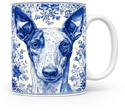 Mok Pharaoh hound Beker voor koffie of tas voor thee, cadeau voor dierenliefhebbers, moeder, vader, collega, vriend, vriendin, kantoor, opa, oma, hond, kerst, sinterklaas, verjaardag