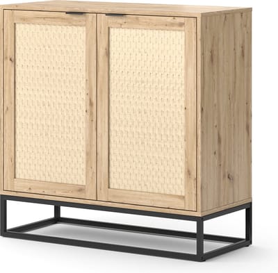 Vicco Natal Ladekast – 40 x 92.5 cm met 2 deuren Bruin