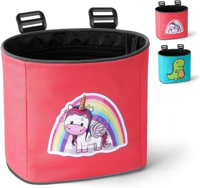 DailySupplies® Fietsmand Kinderfiets - Kinderfietsmand - Fietskrat Kinderfiets - Roze