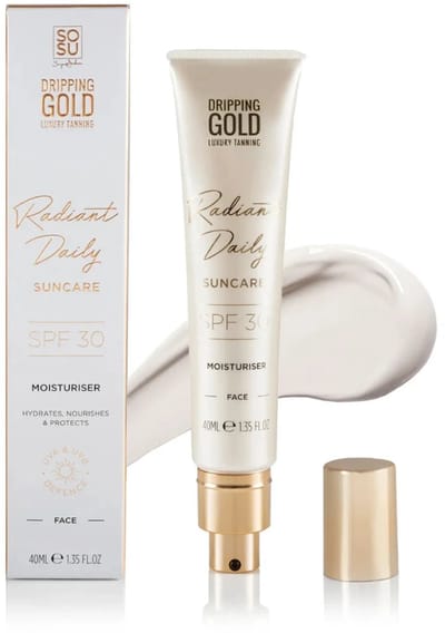 Dripping Gold | Radiant Daily Moisturiser SPF30 - 40ml - Vegan