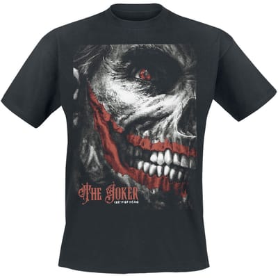 Batman T-shirt - The Joker - Why So Serious? - S tot 3XL - voor Mannen - zwart