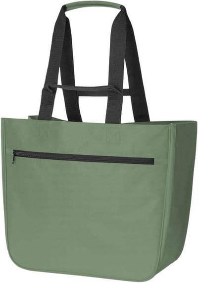 Shopper - boodschappentas - jade groen - 30 Liter - 37 x 40 x 20 cm - gerecycled materiaal - praktisch - Halfar