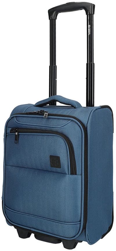 Enrico Benetti Oakville Handbagage Underseater Koffer 40 cm - 20 liter - Jeansblauw